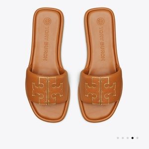 Tory Burch leather slides